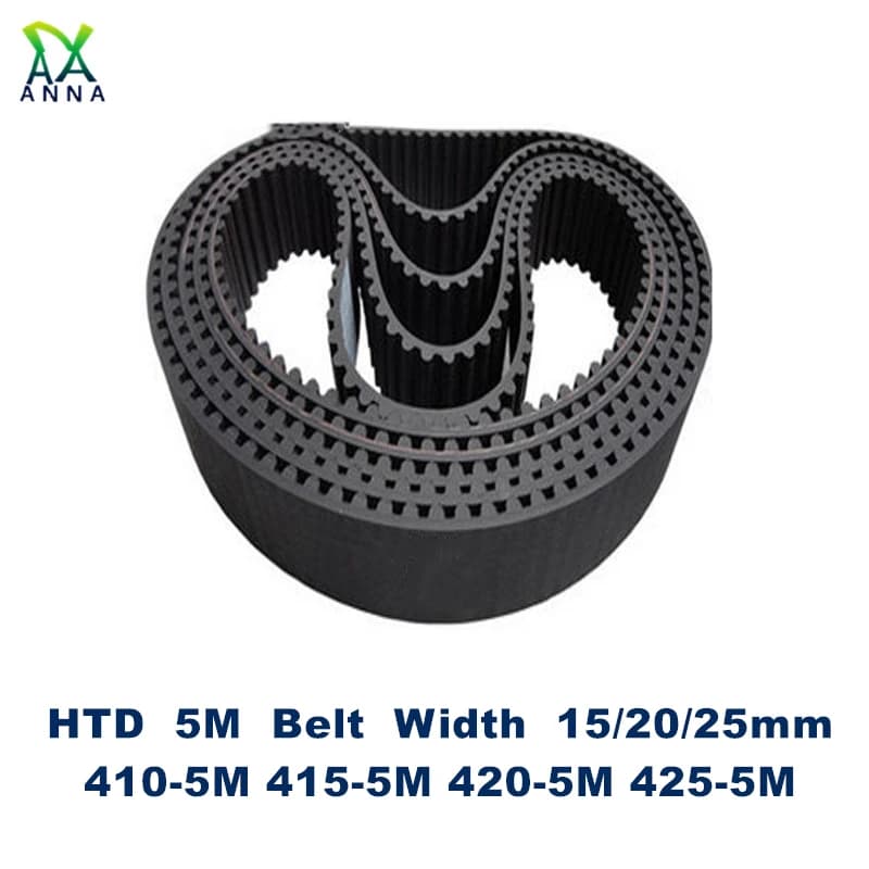 HTD 5M Timing belt C=410/415/420/425 width 10/15/20/25mm Teeth 82 83 84 85 HTD5M synchronous Belt 410-5M 415-5M 420-5M 425-5M