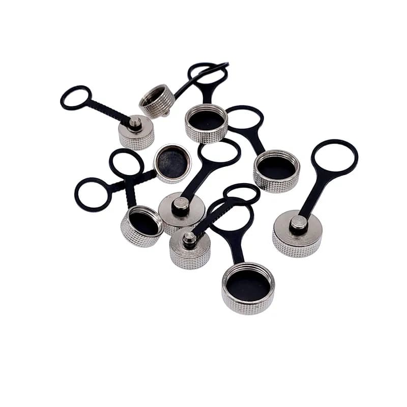 GX12 GX16 Connector Plug New Cover Waterproof Dust Metal Cap Circular Connector Protective Sleeve