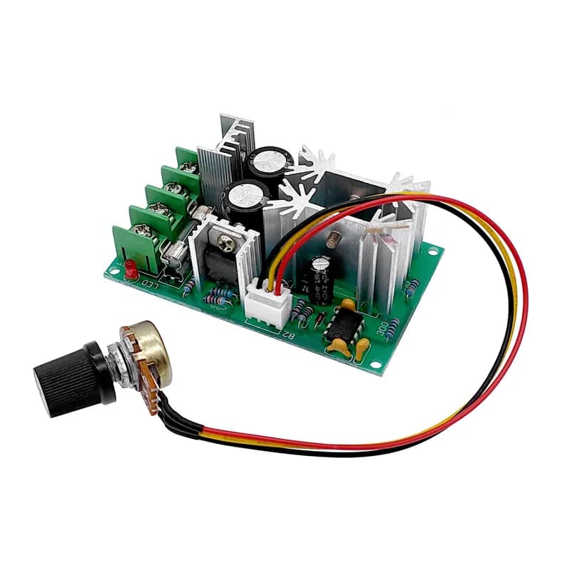 DC motor speed regulator 12V 24V 36V 48V High power drive module PWM Motor speed controller 20A current regulator