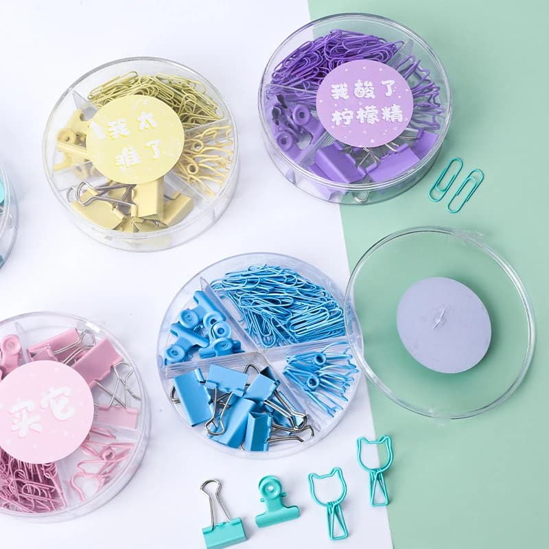 Office Metal Long Tail Clip Dovetail Clip Folder Bookmark Paper Ticket Clip Assorted Clamps Study Binder Clips Binding Supplies