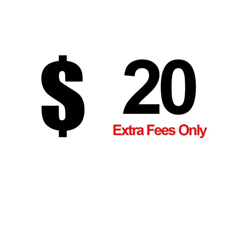 Supplementary Order Fees for Order of Customized Glasses, Prescription lenses, and Glasses Accessories 20