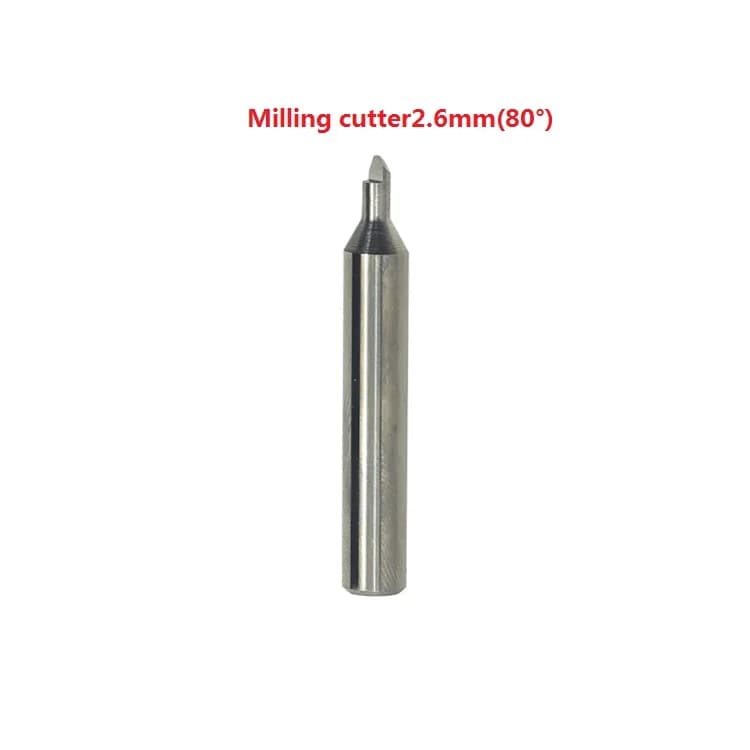 Raise Special Key Duplicating Cutting Copy Machine End Mills Milling Cutter Probe Locksmith Tools Cutters 80 Degree 2.6mm