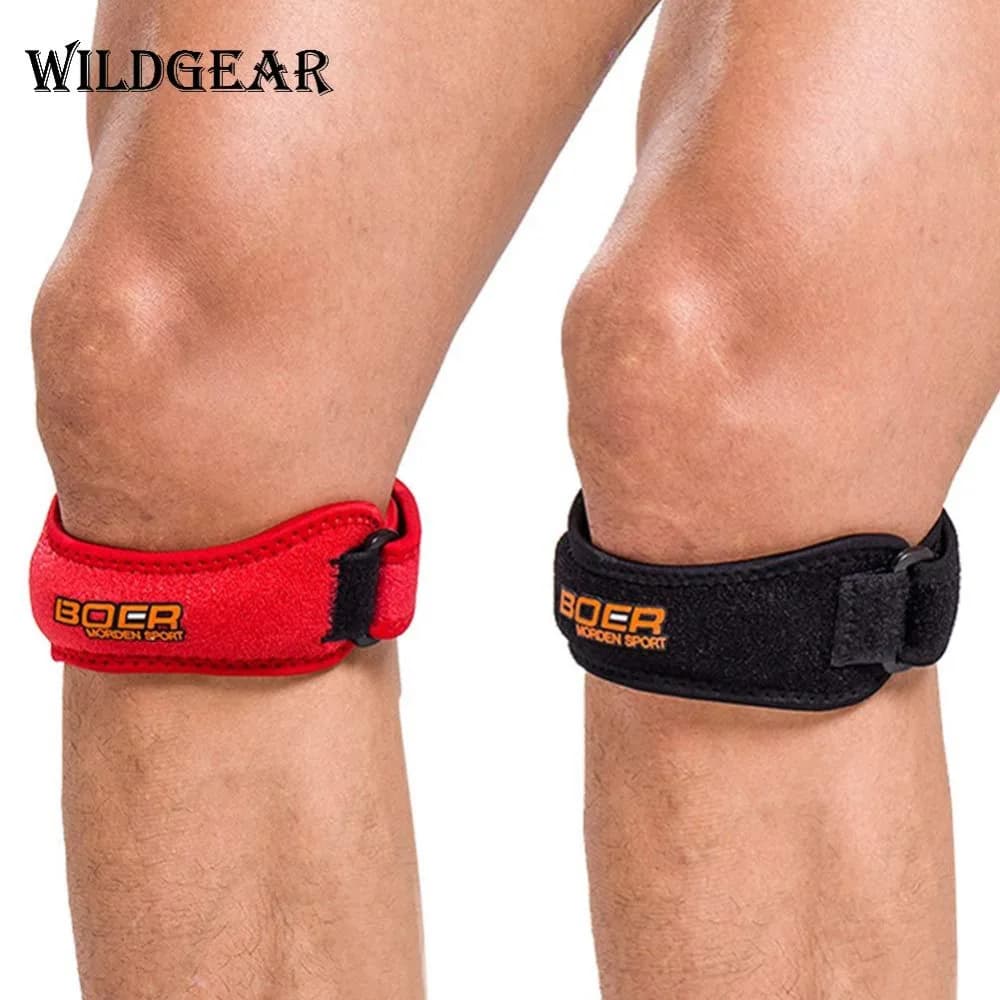 1pc Unisex Breathable Adjustable Sport Gym Knee Patella Support Brace Sports Protector Strap Pad Leg Knee Pads Strap Band