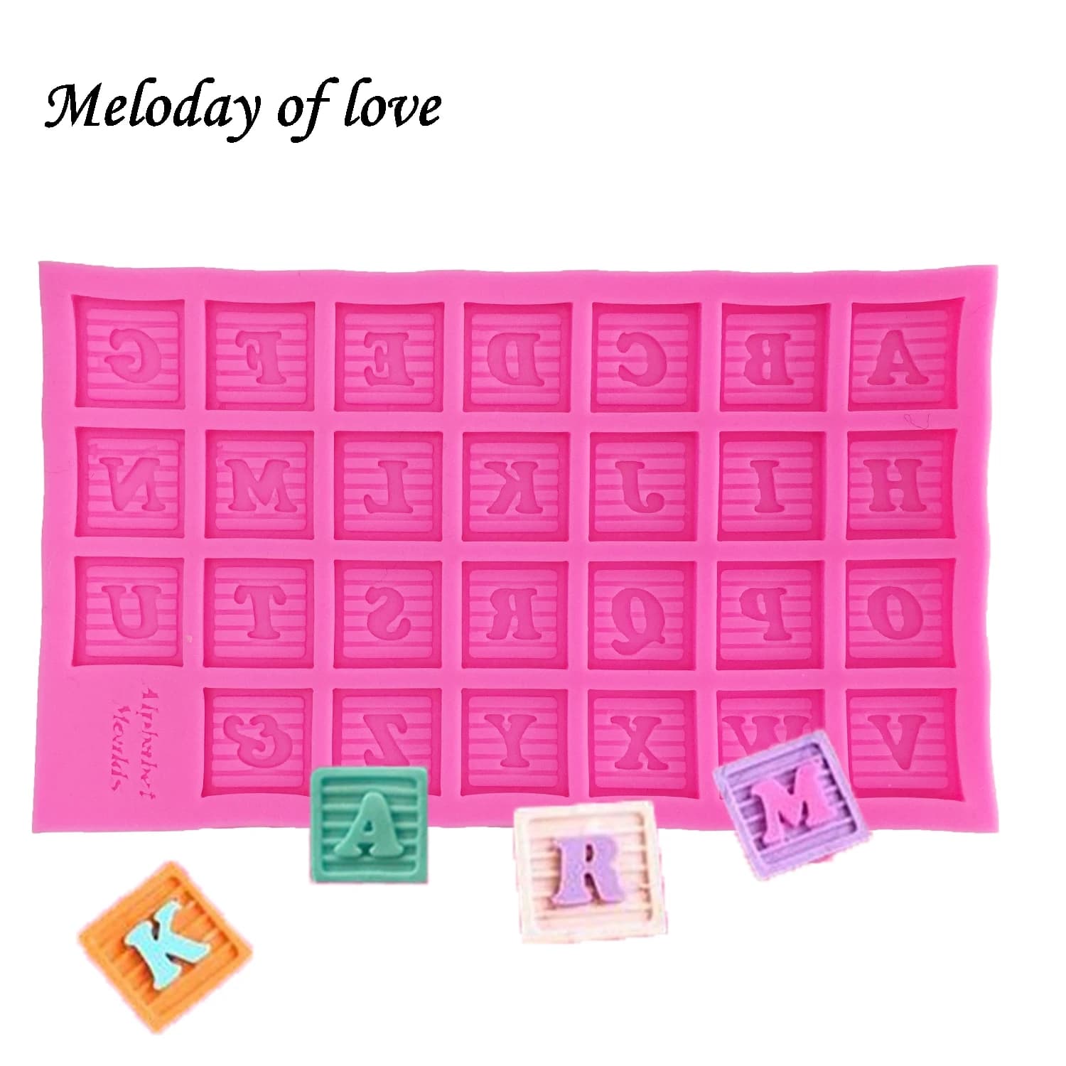 Letter of the alphabet silicone mold Fondant cake decorating DIY cookie tool cake chocolate Kitchen Baking Accessories T1313