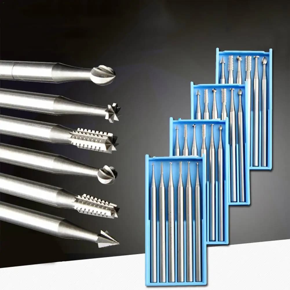 New 204 Threading Machine Olive Core Carving Cutter 2.35 Tungsten Steel Engraving Cutter Electric Hollow DIY Art Carving Tools