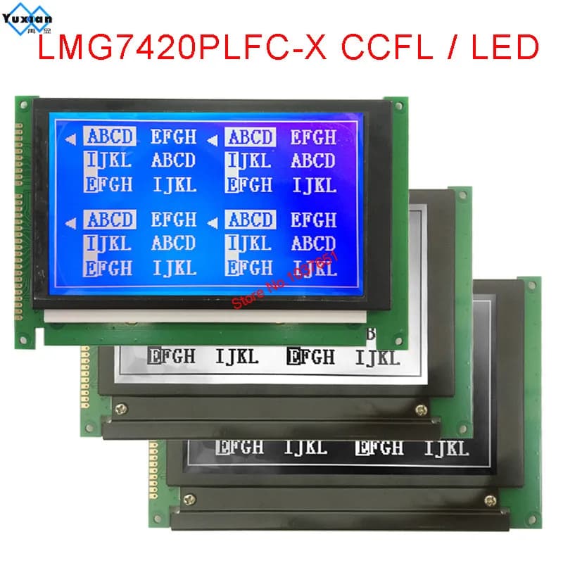 LMG7420PLFC-X 240*128 LCD Display Module LED CCFL New