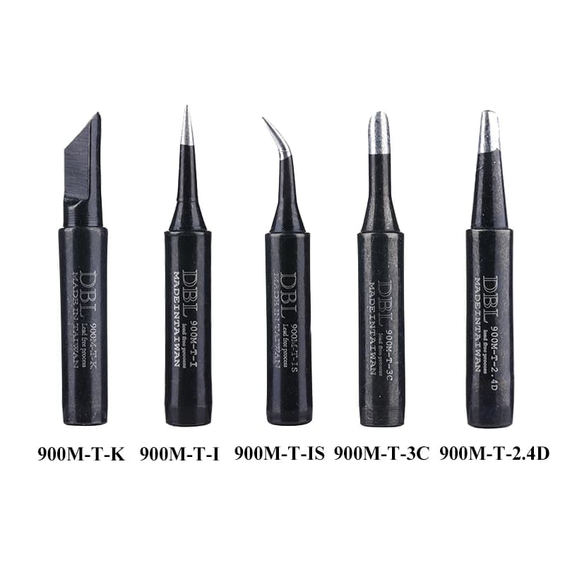 5Pcs/lot Black Lead-Free Soldering Iron Tip 900M-T-I 900M-T-IS 900M-T-K Welding Solder Station Iron Tips