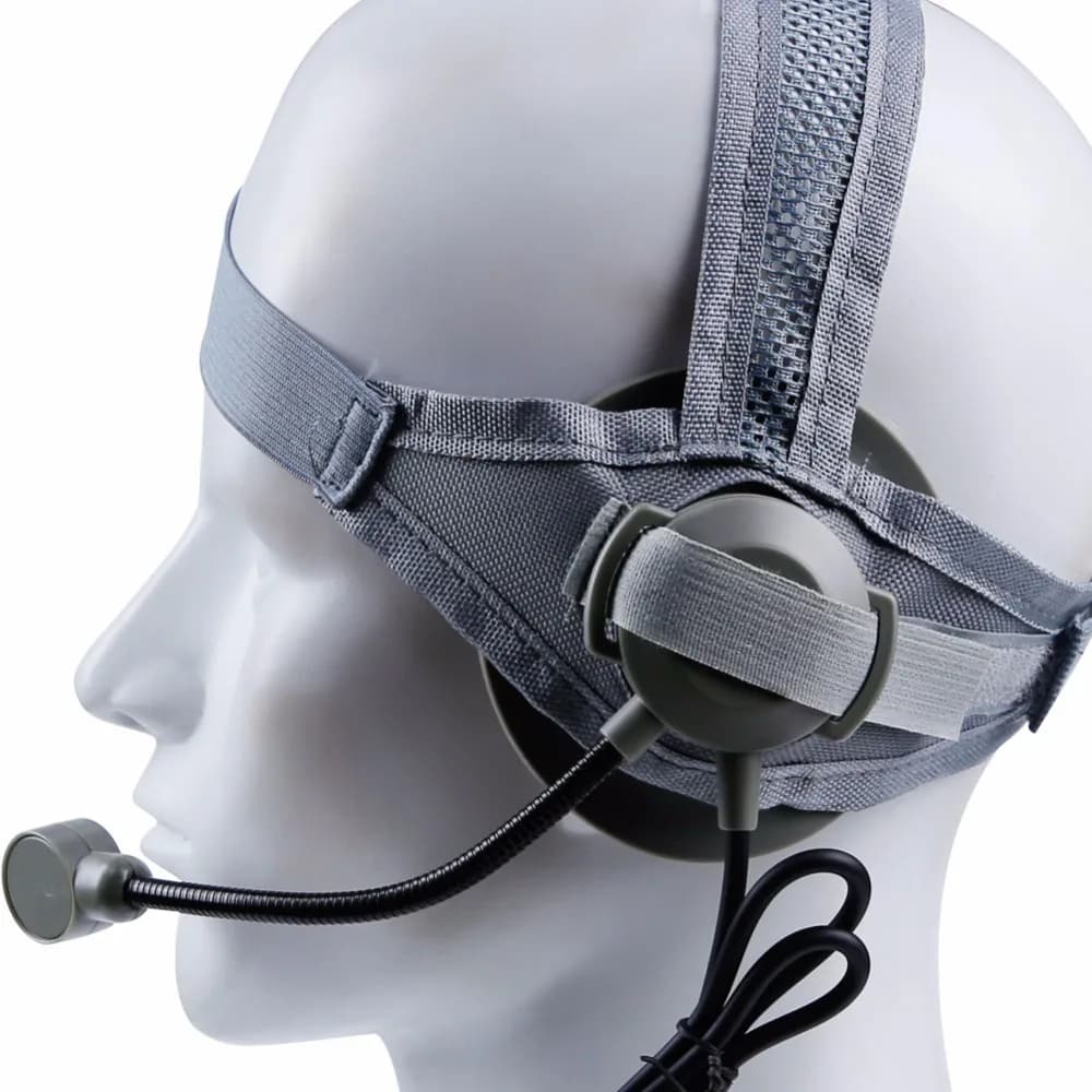 Tactical Headset Use with PTT for Walkie Talkie Bowman Elite II Militar Headsets Hunting CS Headphone