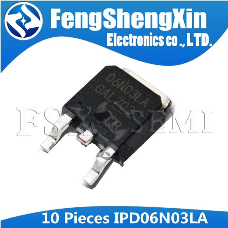 10pcs IPD06N03LA TO252 06N03LA TO-252 IPD06N03 SOT IPD06N03LAG OptiMOS 2 Power-Transistor IC