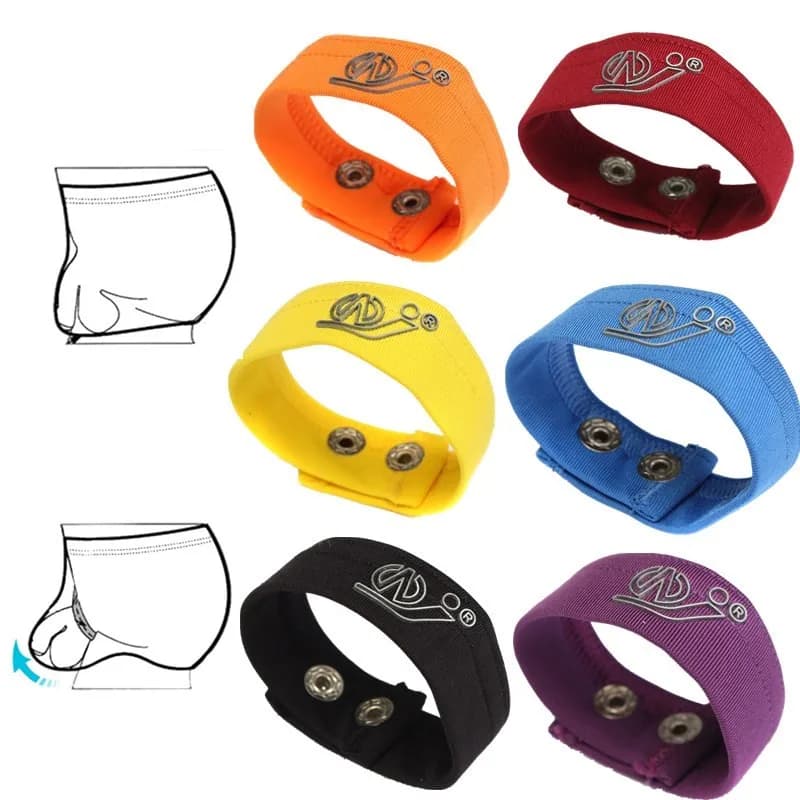 Men's Sexy Healthy C-Strap Ball Lifter Underwear Male C String Cockring Thong Men's Sexy Lifting Ring Scrotum Ring Cremaster