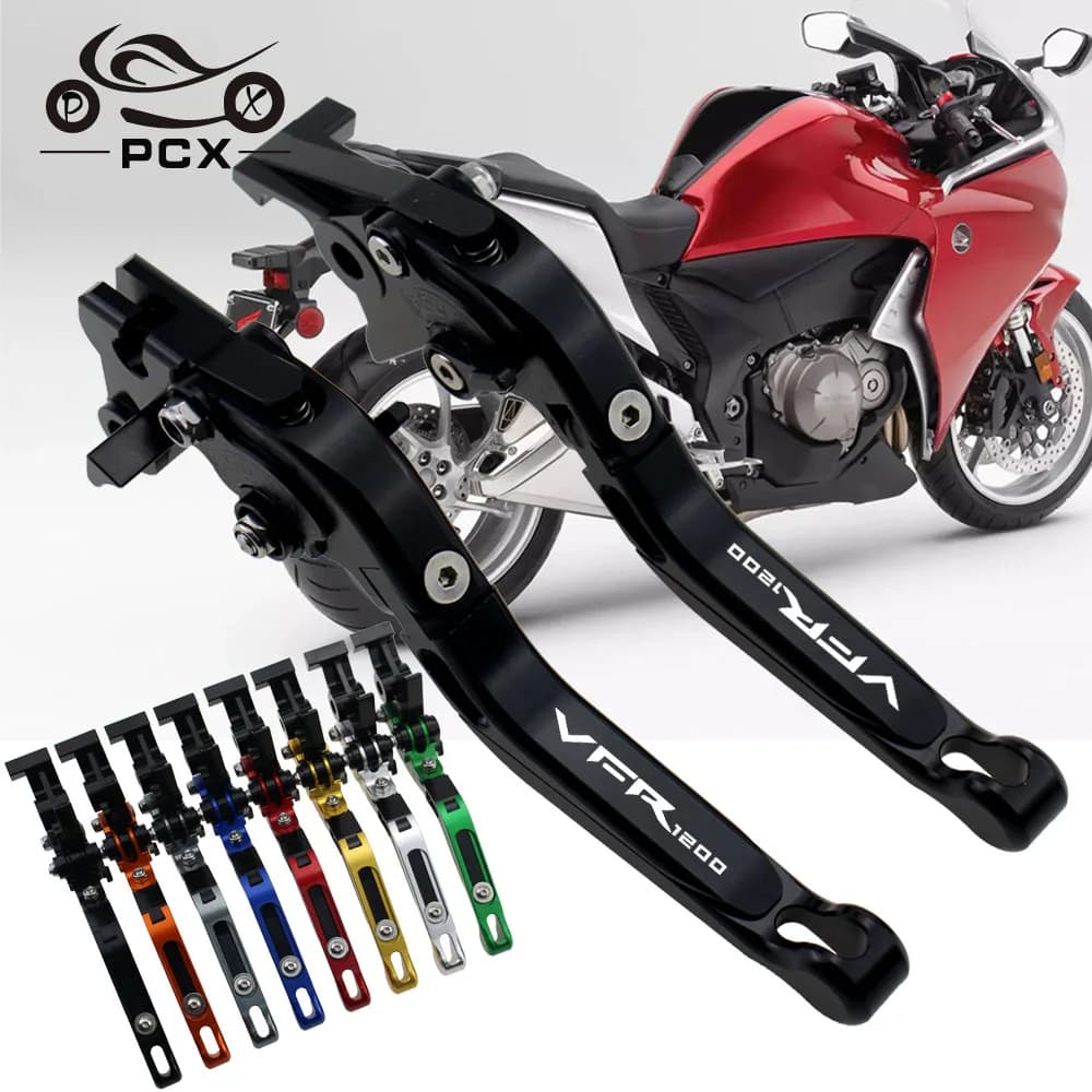 Folding Brake Clutch Levers For HONDA VFR 1200F/X VFR1200X VFR1200F Motorcycle CNC Handles Extendable Adjustable VFR 1200 X/F