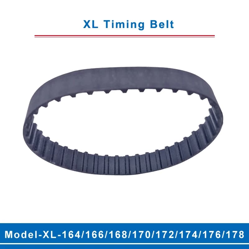 XL timing belt model-164XL/166XL/168XL/170XL/172XL/174XL/176XL/178XL belt teeth pitch 5.08mm width 10/15mm for XL timing pulley