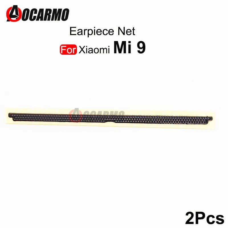 Aocarmo 2Pcs/Lot For Xiaomi Mi 9 Mi9 New Anti Dust Mesh Ear Speaker Anti Dust Earpiece Net