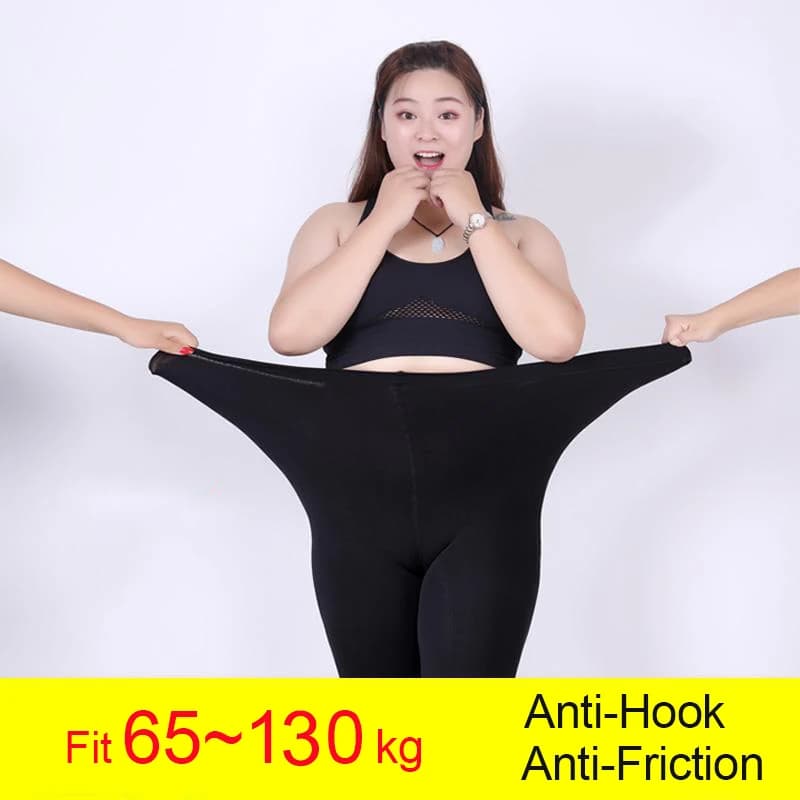 600D New Winter Thick Tights Plus Size Women Anti-hook Tear Resistant Super Elastic Large Size Color Opaque Pantyhose Female