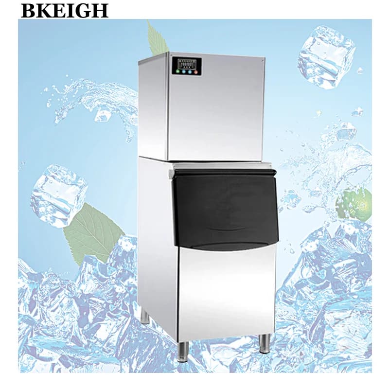 Commercial Ice Maker Cube Ice Making Machine Automatic Square Ice Maker