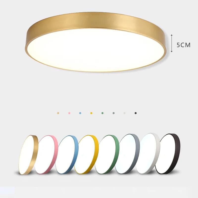 LED Modern Acryl Alloy Round 5cm Super Thin LED Lamp.LED Light.Ceiling Lights.LED Ceiling Light.Ceiling Lamp For Foyer Bedroom