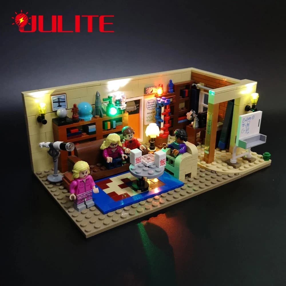 LED Light Kit For 21302 And 16024 Big Bang Theory Blocks Set DIY Toys Set (Not Included Building Blocks)