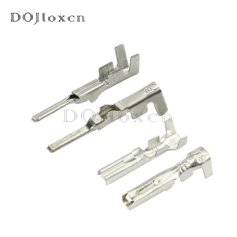 50/100/200/500/Pcs 1.5mm Tinned Copper Plug Spring 282110-1 For Car Xenon Lamp Terminal HID Wiring Plug DJ611-1.65A/DJ621-1.5B