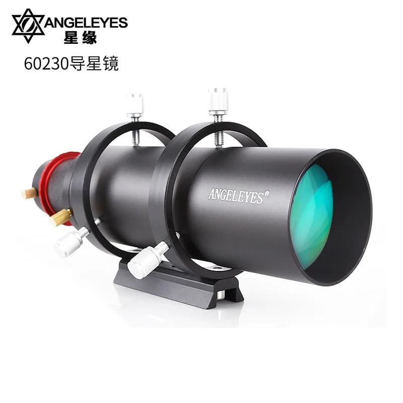 Angeleyes 50mm/60mm Guide Scope Fully Coated Guidescope Finder Eyepiece with Bracket 1.25" Telescope accessories