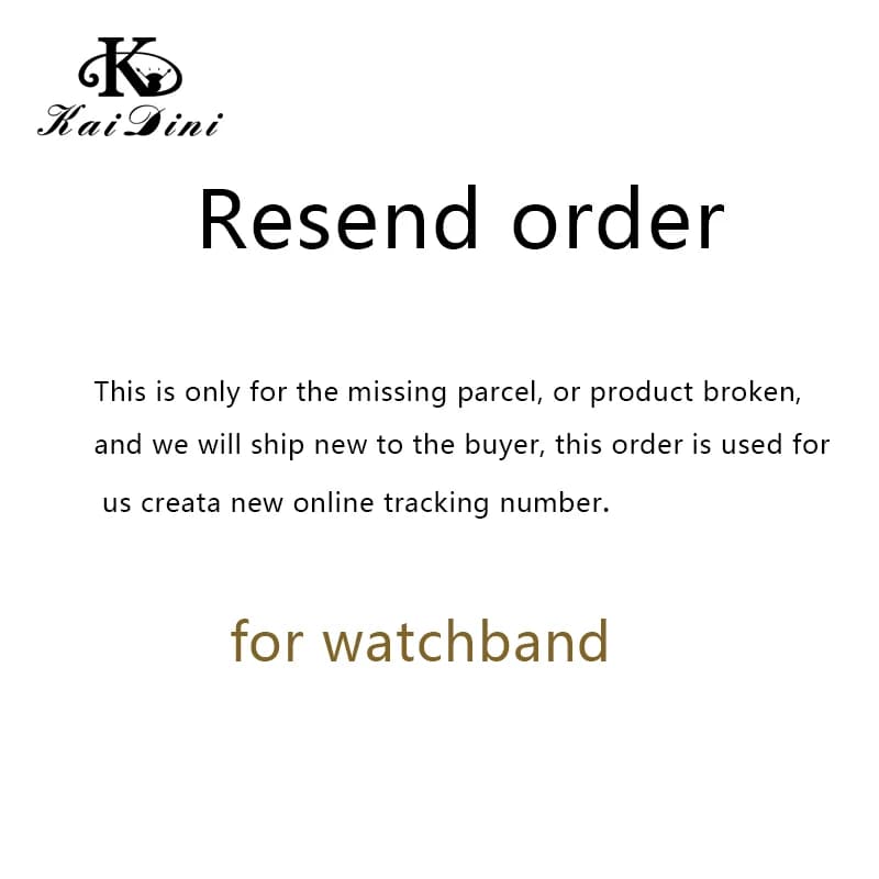 for re-send order if not resend not order