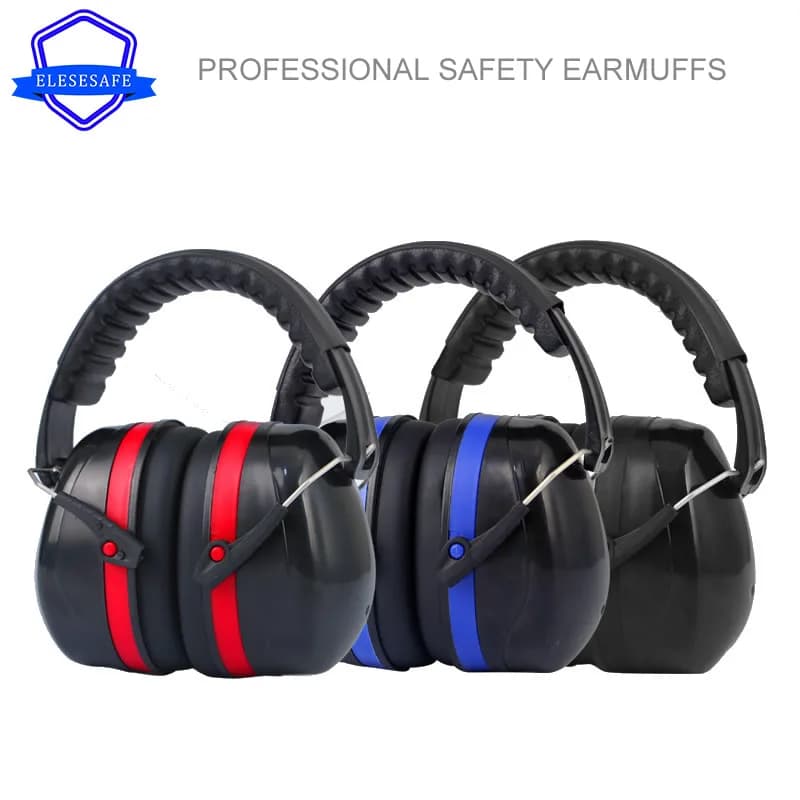 High Quality Anti-Noise Reduction Adjustable Headphone SNR-35dB Safety Earmuffs For Study Sleeping Woodwork Hearing Protection