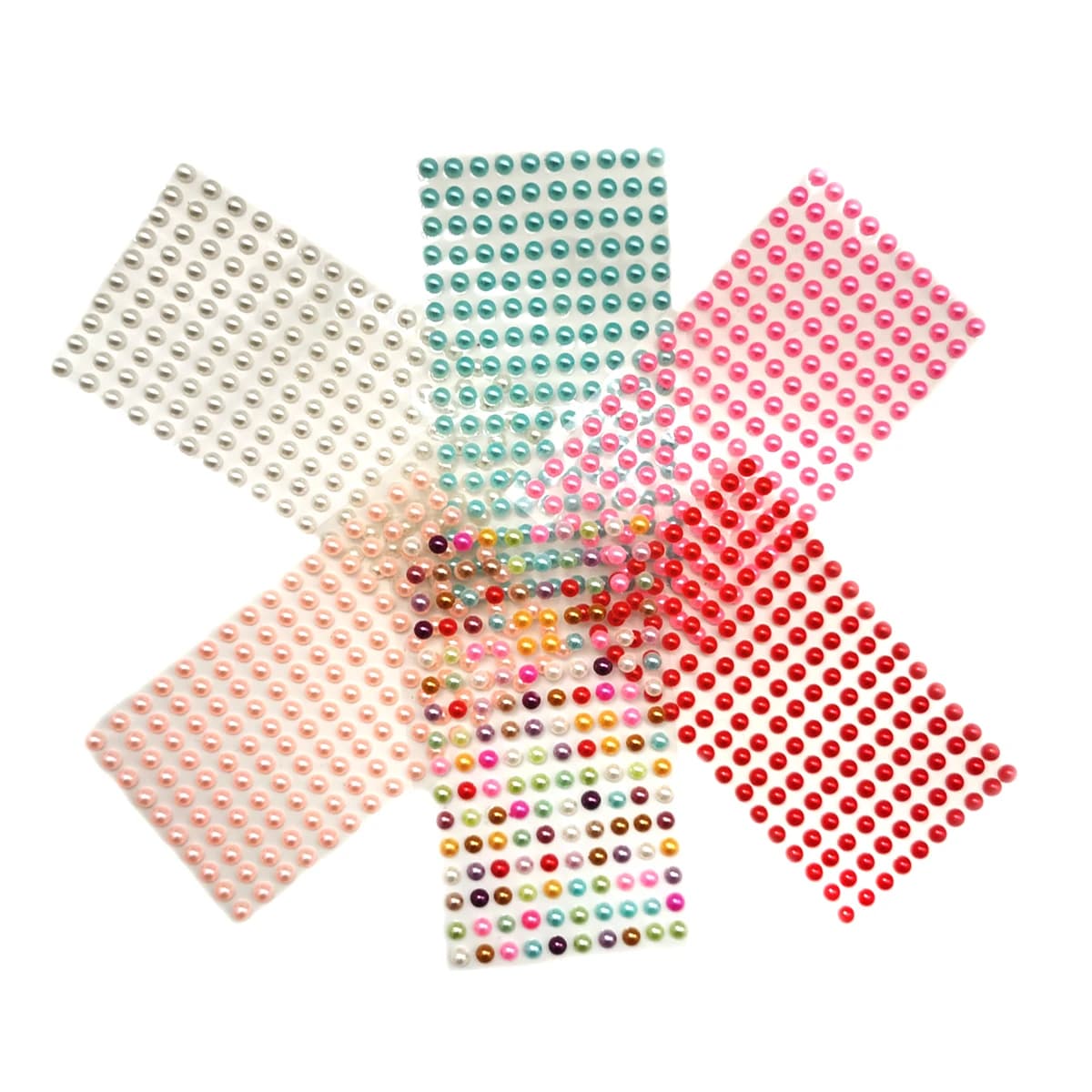 Pearl Stickers Eyes Body Face Temporary Tattoo DIY Nail Art Decorations Eyeliner Makeup Tattoos Festival Accessory 4.5mm 3D