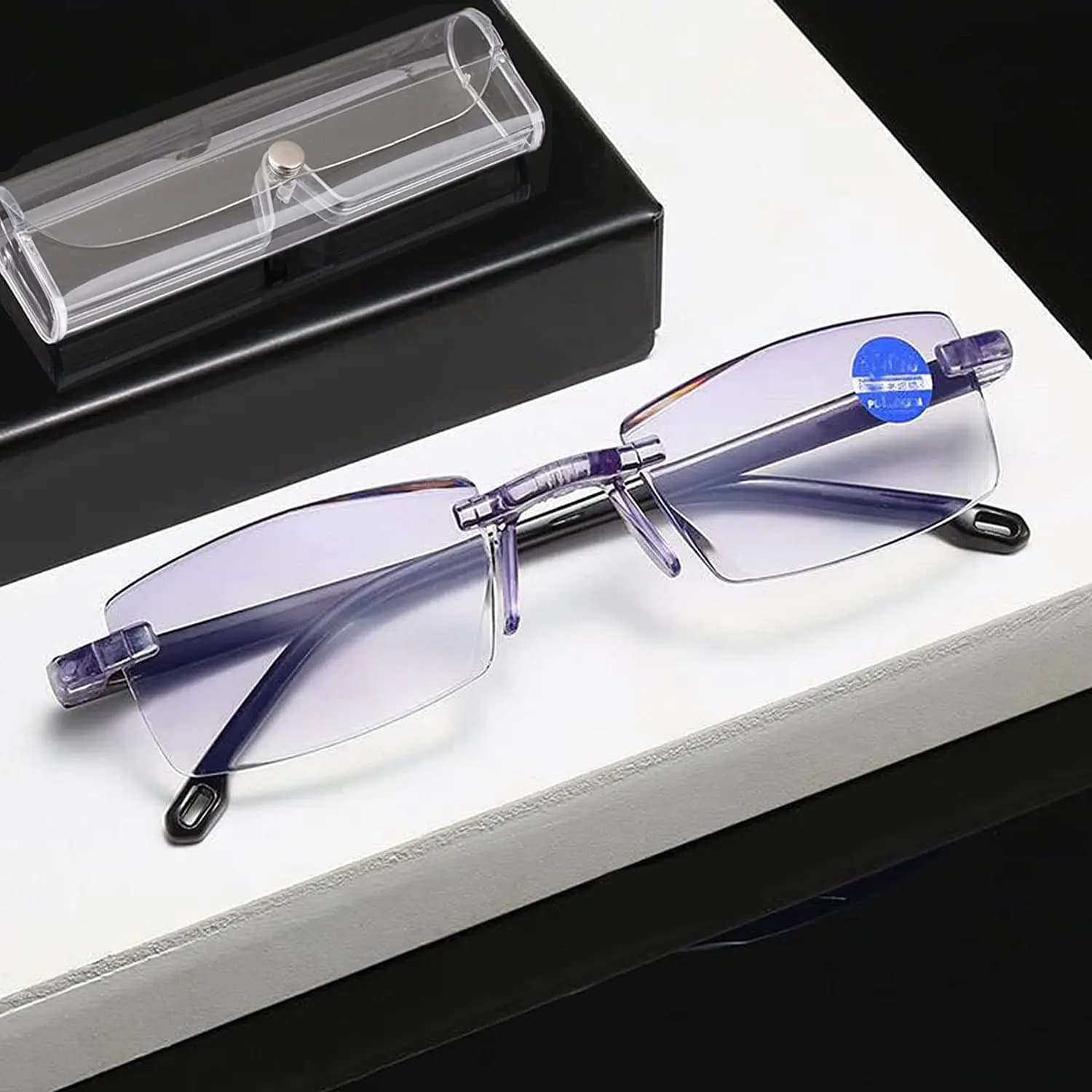 Smart Glasses with Automatic Adjustment Men Magnifying Glasses Reading Glases Women Anti-blue Light +1.0-+4.0 Eyewear