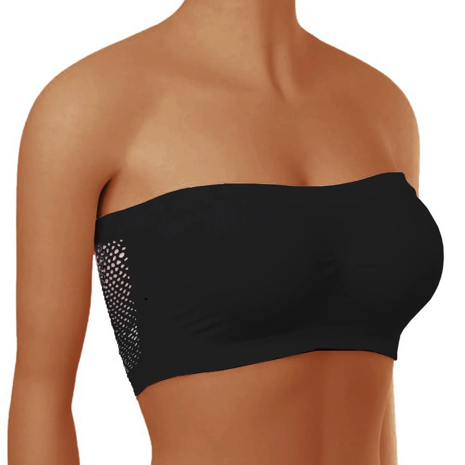 Stretch Strapless Bra Fashionable Summer Strapless Bra Suitable For One-Shoulder Tops