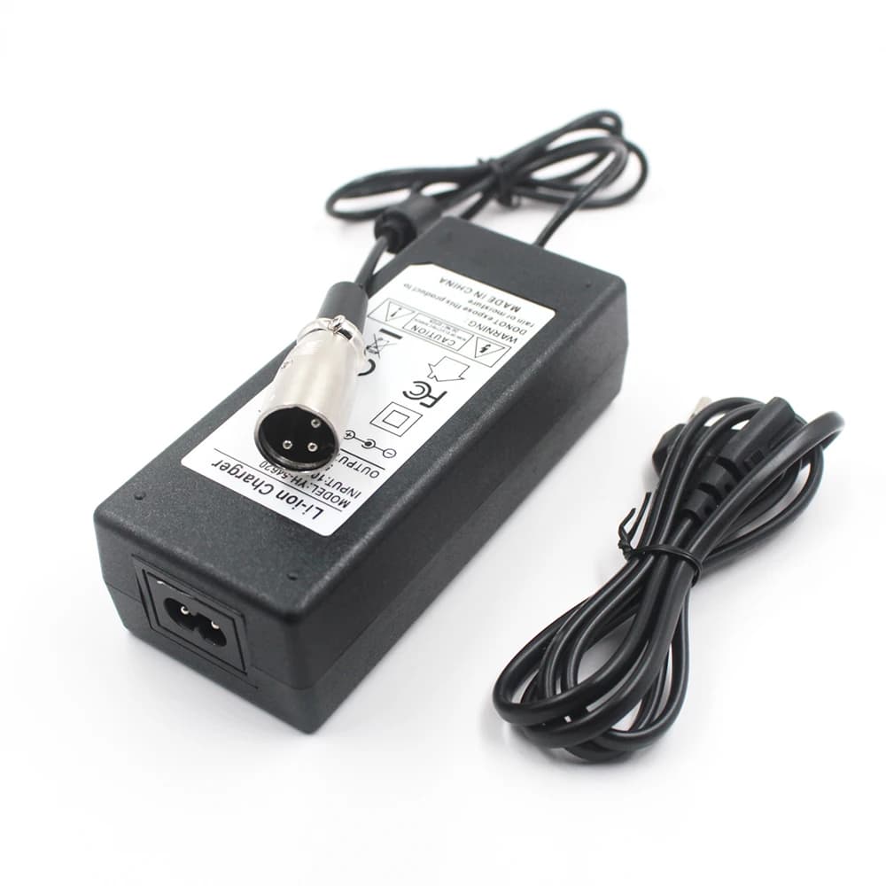 54.6V 2A Lithium Battery Charger For 48V 2A 13S Li-ion Battery Pack Charger Plug US/EU/UK/AU