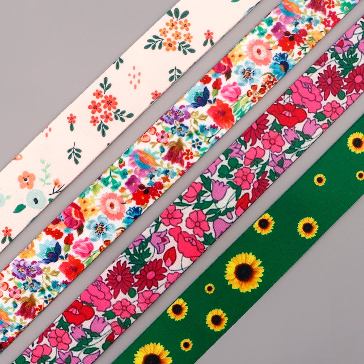 Sunflower Trendy Woman Flowers Straps for Messenger Shoulder Bag Replacement Accessories Adjustable Belts Straps