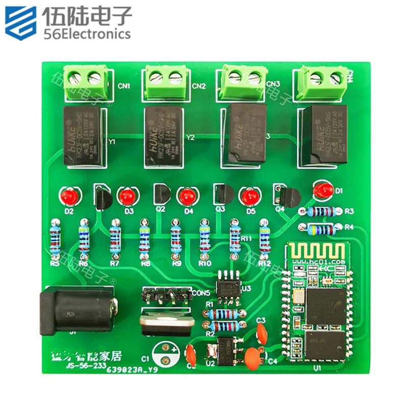 Bluetooth Smart Home Control Circuit Board Set Mobile Bluetooth Control Welding DIY Electronic Kit Spare Parts