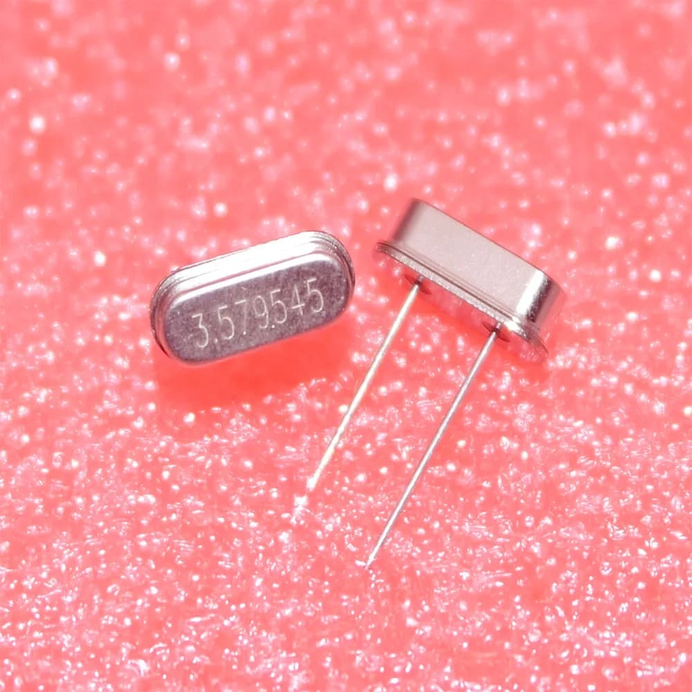 100PCS/LOT 3.579545 M 3.58 M HC - 49 s DIP-2 passive crystals into 3.58 MHz crystal 3.579MHZ 3.579M 3.579 3.579545MHZ HC-49S