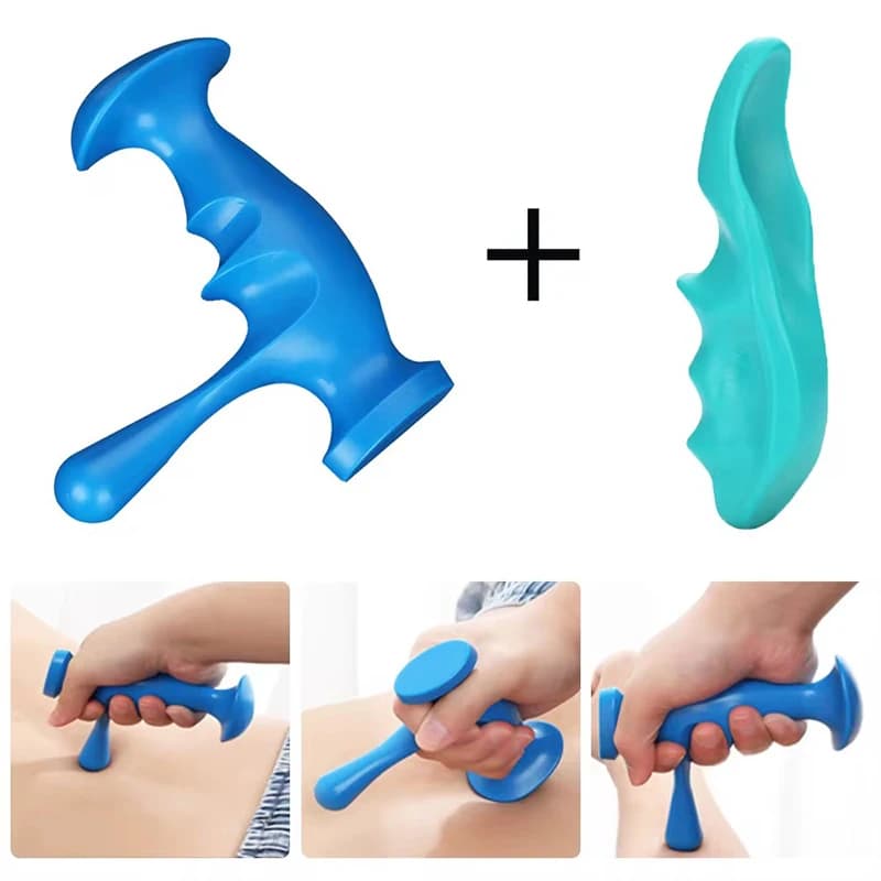 Portable Massager Thumb Finger Pressure Press Trigger Point Full Body Foot Back Manual Tools Deep Relaxed Relieve Fatigue