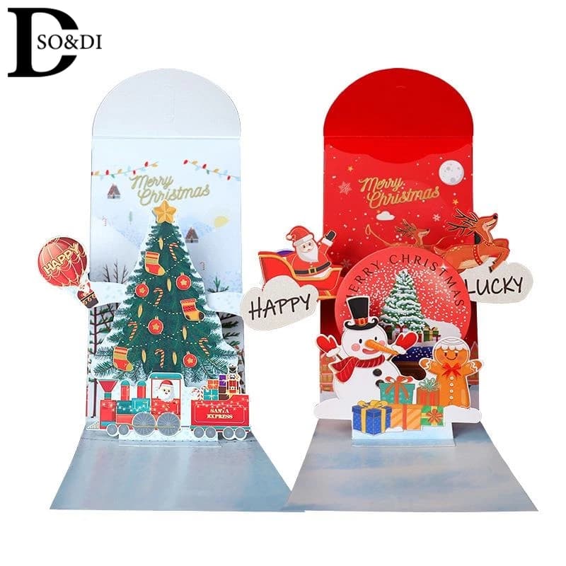 Chinese Snake Year 3D Red Envelope New Year Hongbao Spring Festival Red Pocket Marry Lucky Blessing Gift Christmas Red Bag