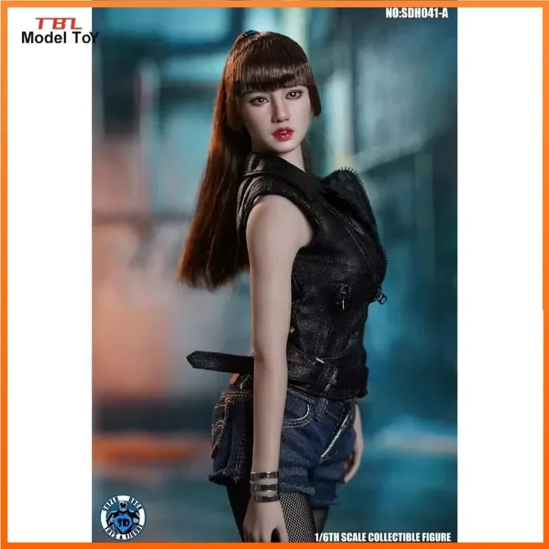 1/6 Soldier SDH041 Korean Girl Group Head Sculpt Actress Model for 12'' Soldier TBL PH Suntan JIAOU Wheat Action Figure Body