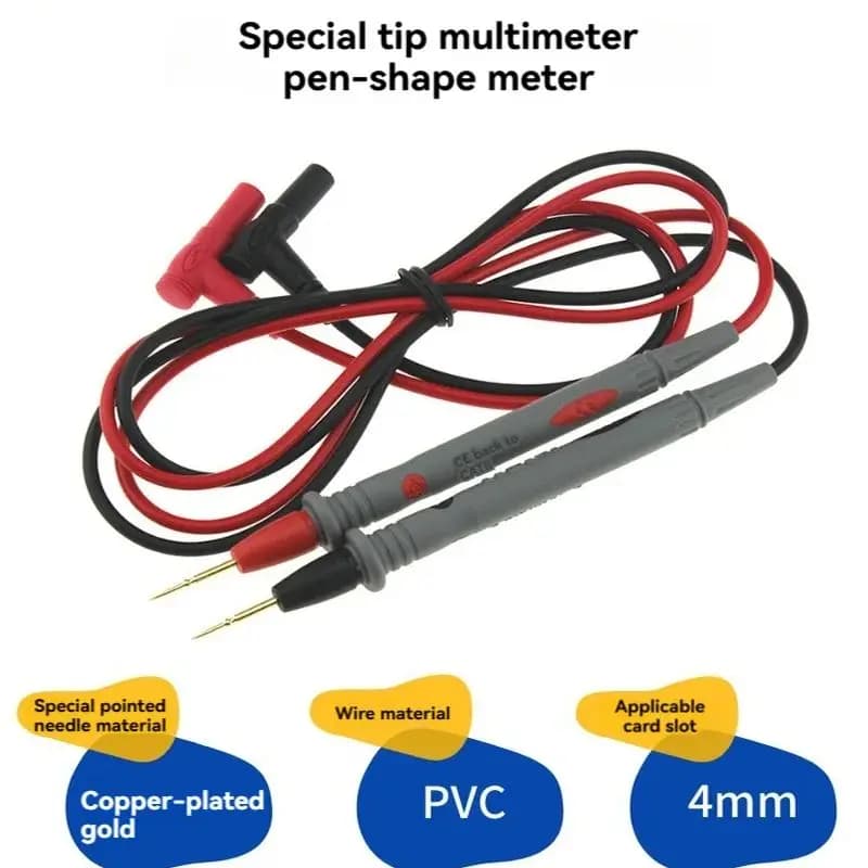 Multimeter Test Leads Universal Cable AC DC 1000V 20A CAT III Measuring Probes for Multi-Meter Tester Wire Tips Pen