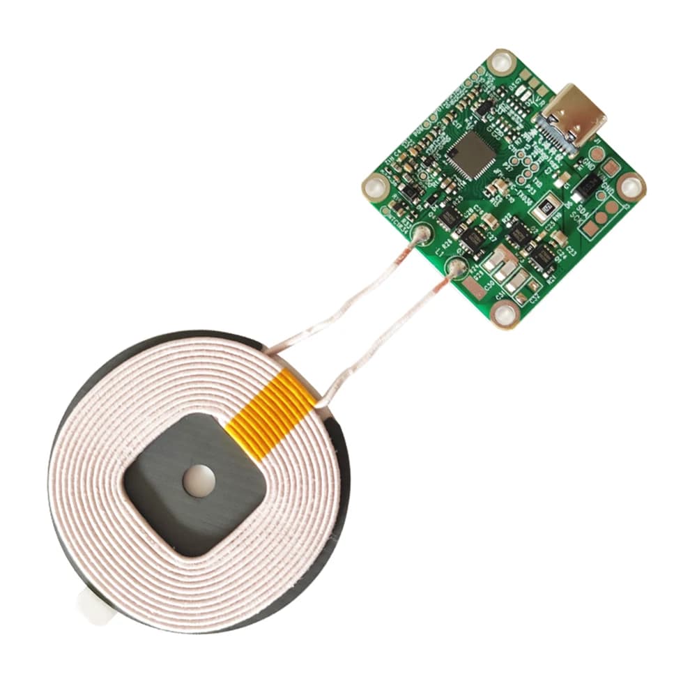 20W/22W 12V High Power Type-C Wireless Charger Transmitter Module Circuit Board QI Standard Fast Charging DIY for Mobile Phone