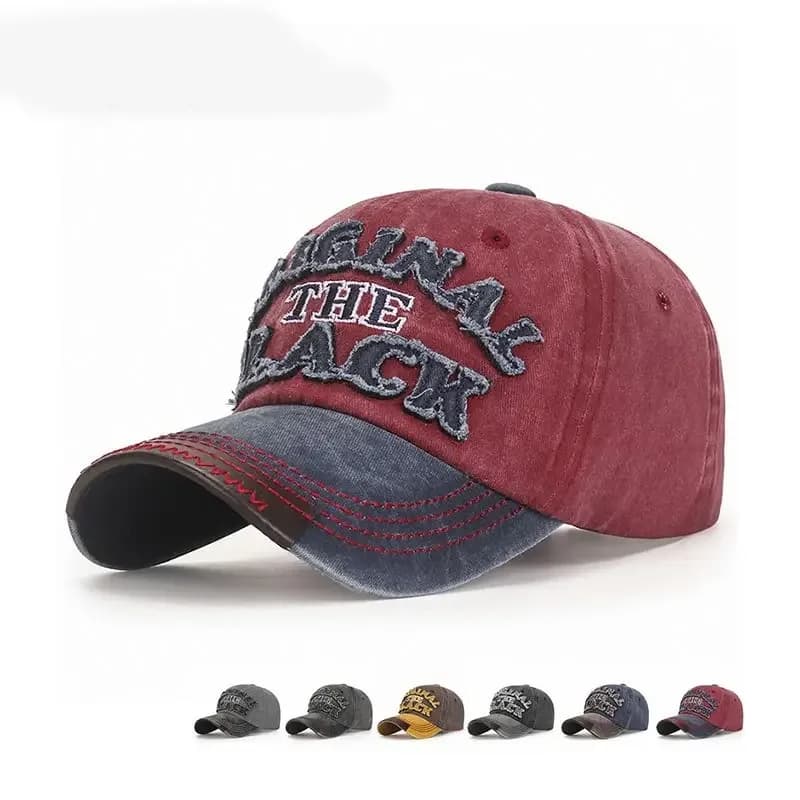 Retro Letter Embroidery Baseball Caps Spring Summer Men Women Cotton Adjustable Casual Hat Hip Hop Streetwear Sun Hats y2k hat