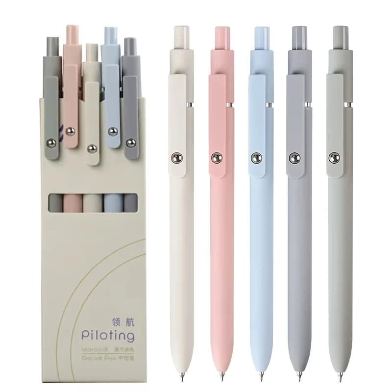 New Piloting Morandi Colour Gel Pens Soft Touch Quick Dry Smooth 0.5mm Gel Ink Pen For School Writing Stationery Supplies