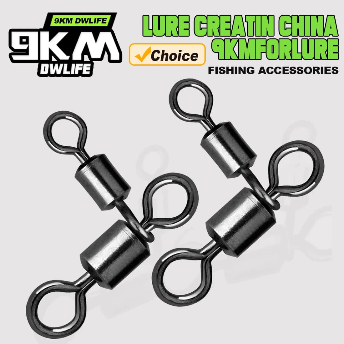 3 Way Swivels Fishing Crossline Swivel Saltwater 25~100Pcs Fishing Lures Ring Chain Connector Freshwater Trolling Catfish Rig