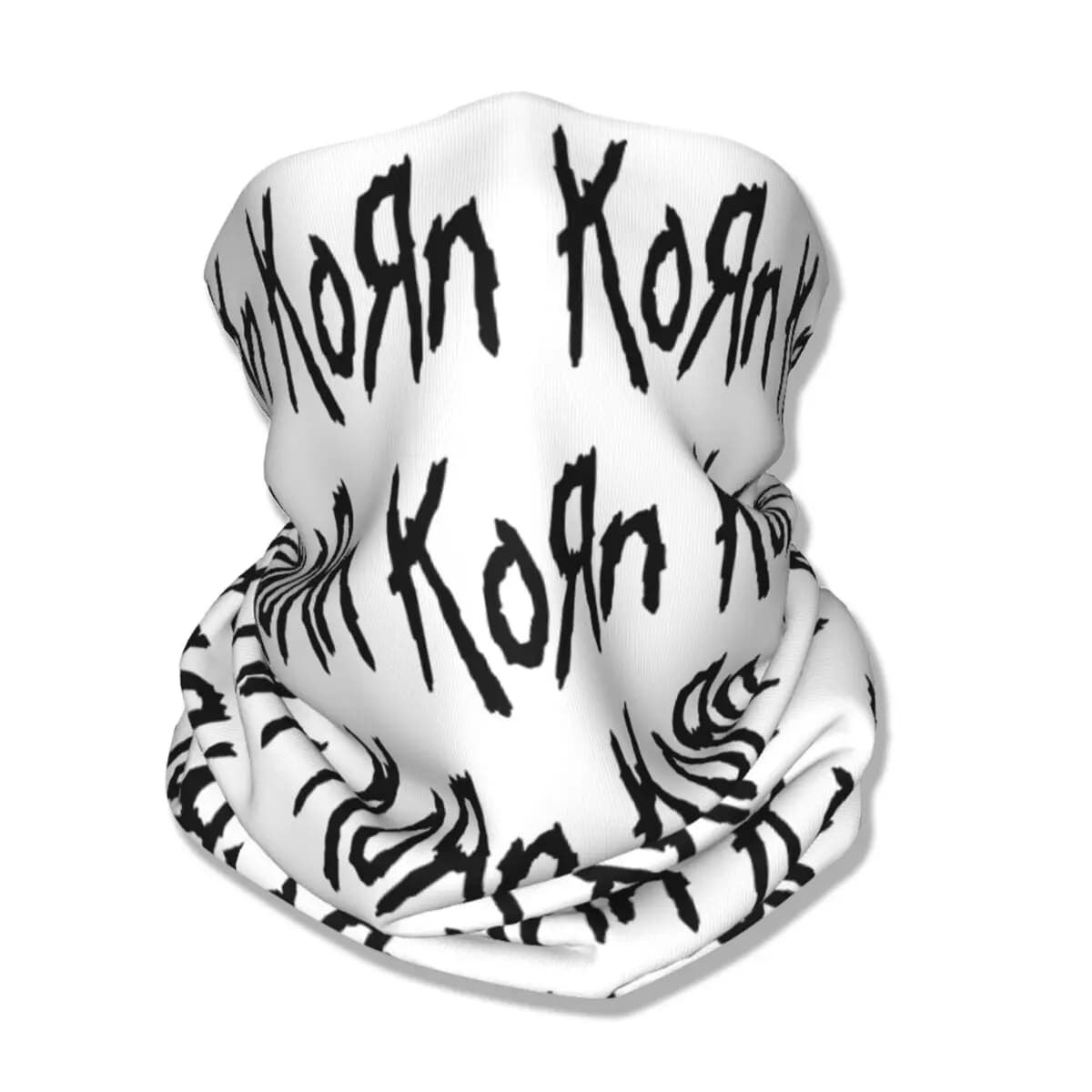 Korn-Logo Bandana Neck Cover Printed Balaclavas Face Mask Scarf Warm Cycling Fishing Unisex Adult Windproof