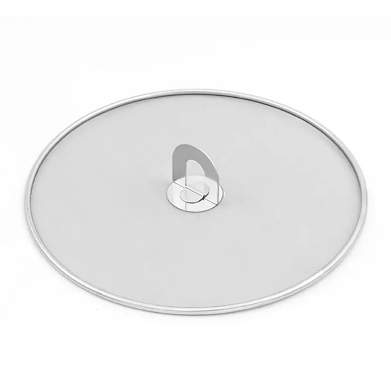Stainless Steel Oil Proof Mesh Cooking Anti Splatter Split Guard Kitchen Gadget Splatter Proof Oil Cover Mesh Pot Lid Frying Pan