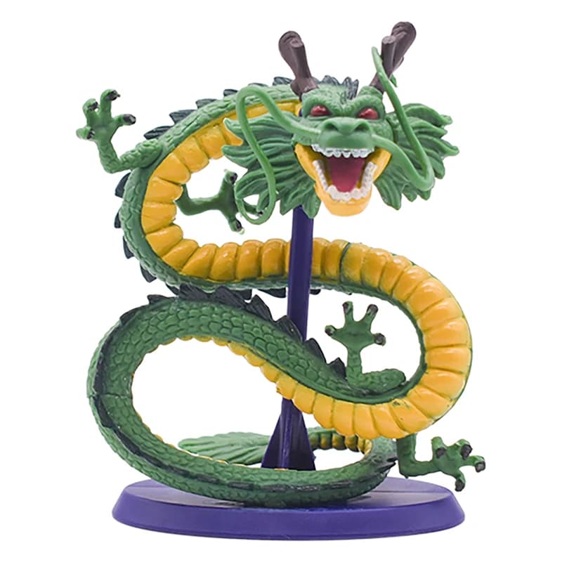 Dragon Ball Z Shenron Figure Toys DBZ Cartoon Son Goku Cyan Dragon Handmade PVC Figurine Anime Decoration Birthday Model Dolls