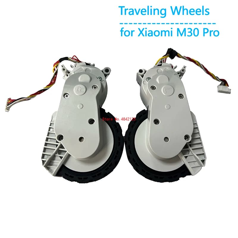 New Traveling Wheels for Xiaomi Mijia M30 Pro C107 Robot Vacuum Cleaner Spare Parts Left and Right Wheel Replacement Accessories