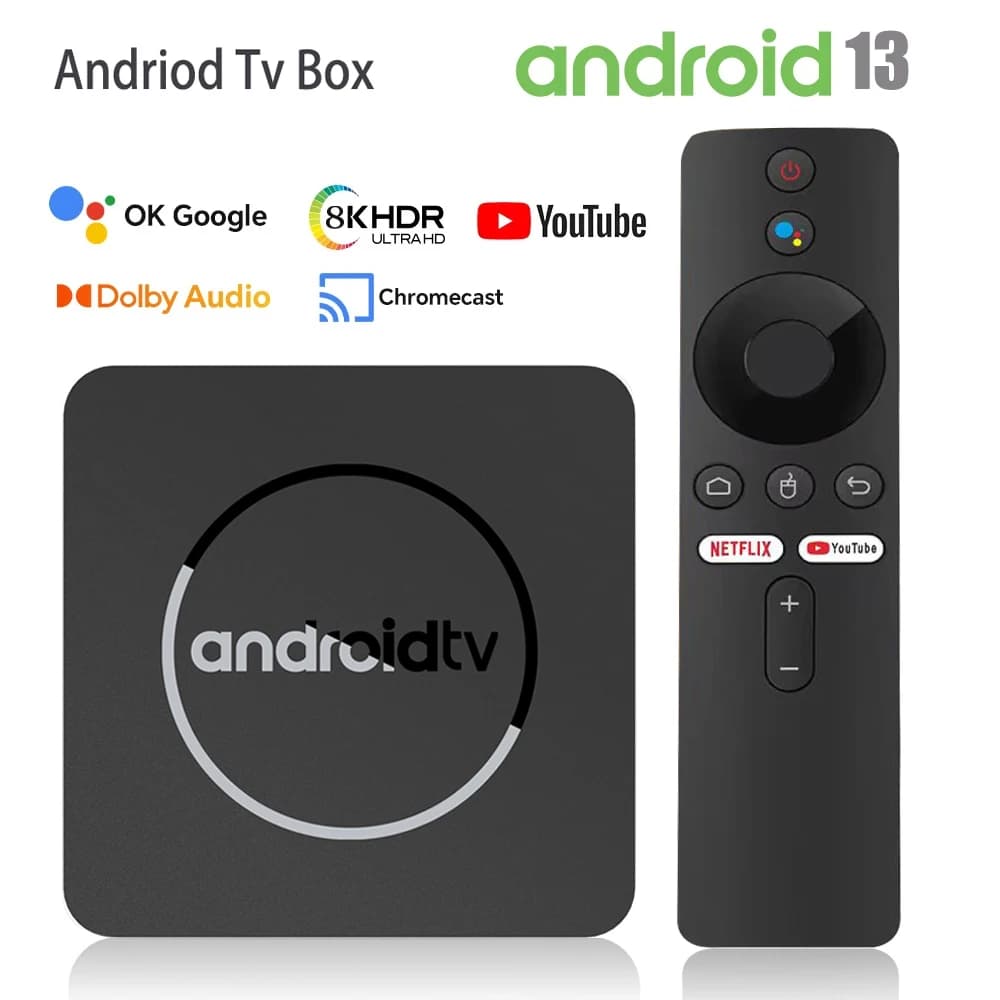 HOT Q1 8K Smart TV Box Android 13 Allwinner H313 2GB 16GB 5G Wifi BT voice assisant Media Player for various TVs