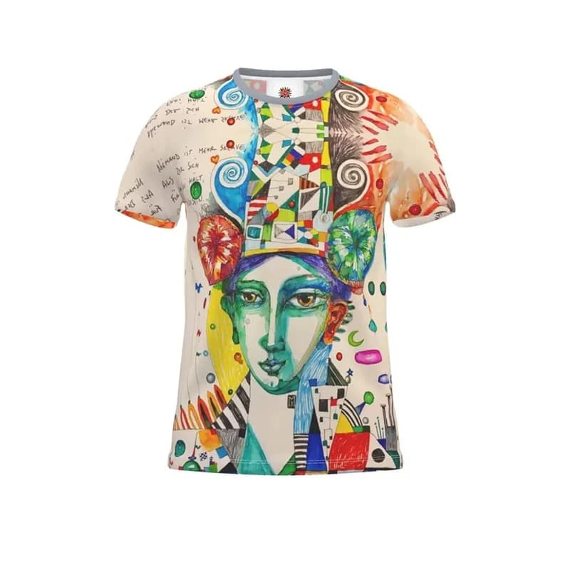 Colorful Graffiti T-shirt Men's Clothing Streetwear Harajuku Personality T Shirts 3D Print Art Round Neck Soft Tees Tops