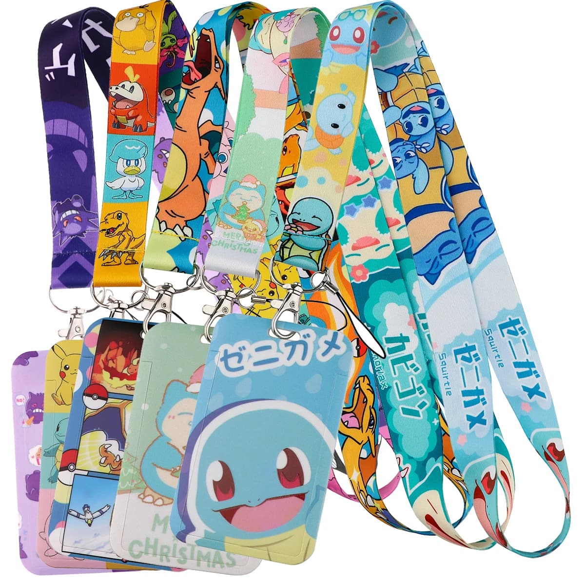 Gengar Lanyards For Neck Strap Lanyard ID Badge Holder Keychain Holder Hang Rope Keyrings Fashion Accessories Gifts