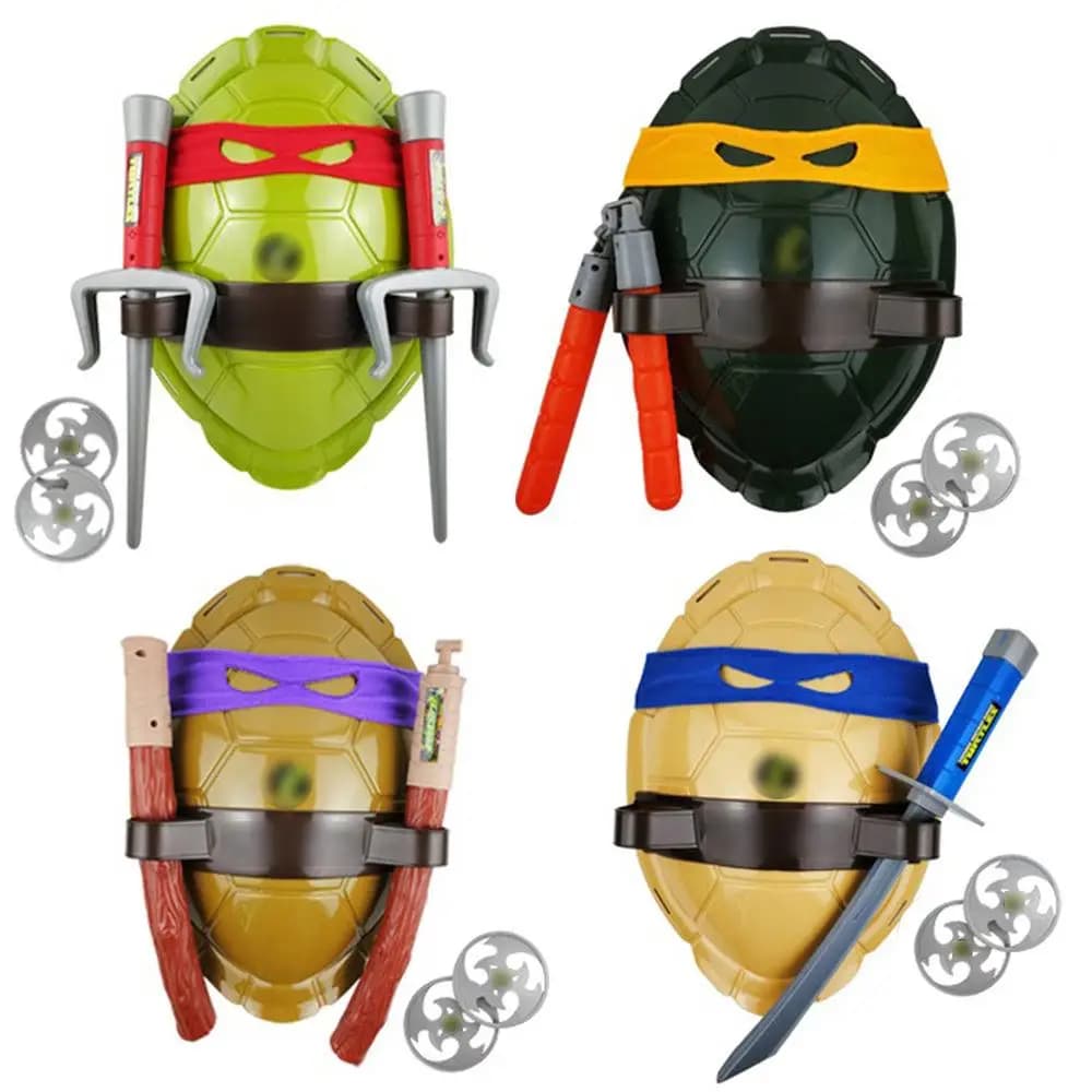 Anime Figure Ninja Turtles Movie Fantasy Armor Toy Weapon Leo Raph Mikey Don Cosplay Shell Props Creative Present For Friends