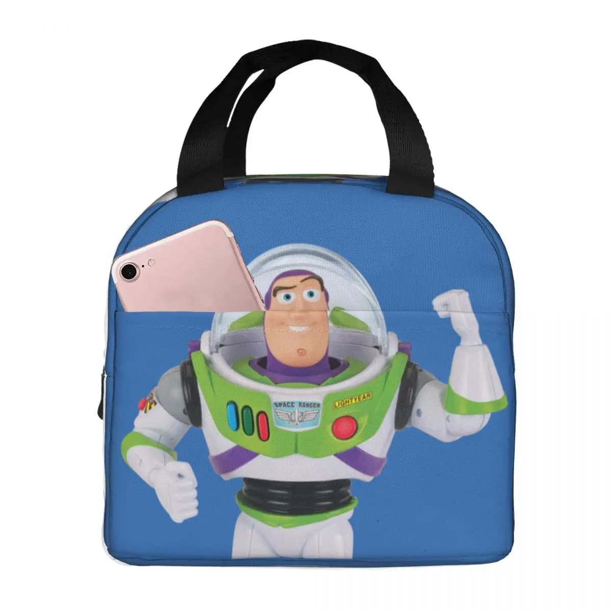 Large Capacity Teenager Disney Toy Story Buzz Lightyear Hand Bag Durable Lightweight Buzz Lightyear For Work Food Box
