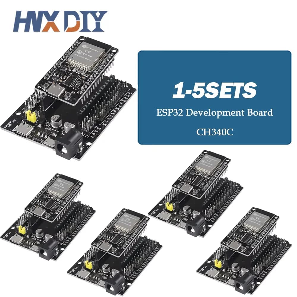 1-5sets ESP32 Development Board Wireless WiFi Bluetooth module Ultra-Low Power Consumption Dual Core 30Pin ESP32-WROOM-32S 32D